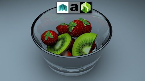 Maya 2016 Model and Render Fruit with Arnold and Mentalray