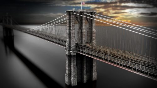 Maya Training – Creating/Modelling “The Brooklyn Bridge”