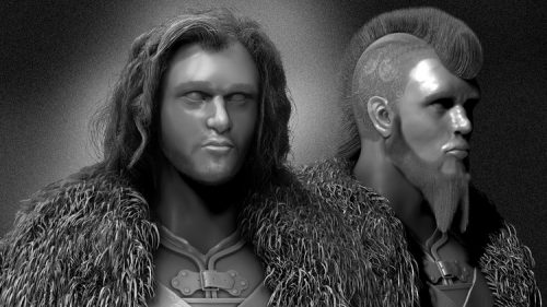 ZBrush 4 – Create Hair & Fur with Fibremesh, Game of Thrones