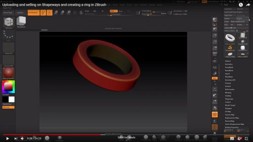 Uploading and selling on Shapeways and creating a ring in ZBrush