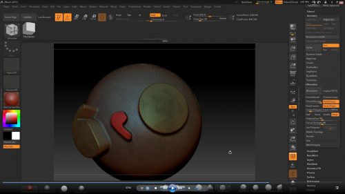 ZBrush ZRemesher 3.0 Edgeflow using polygroups and re-evaluate groups