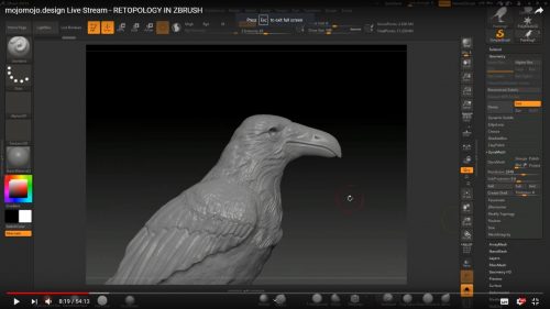 Live Stream – RETOPOLOGY IN ZBRUSH