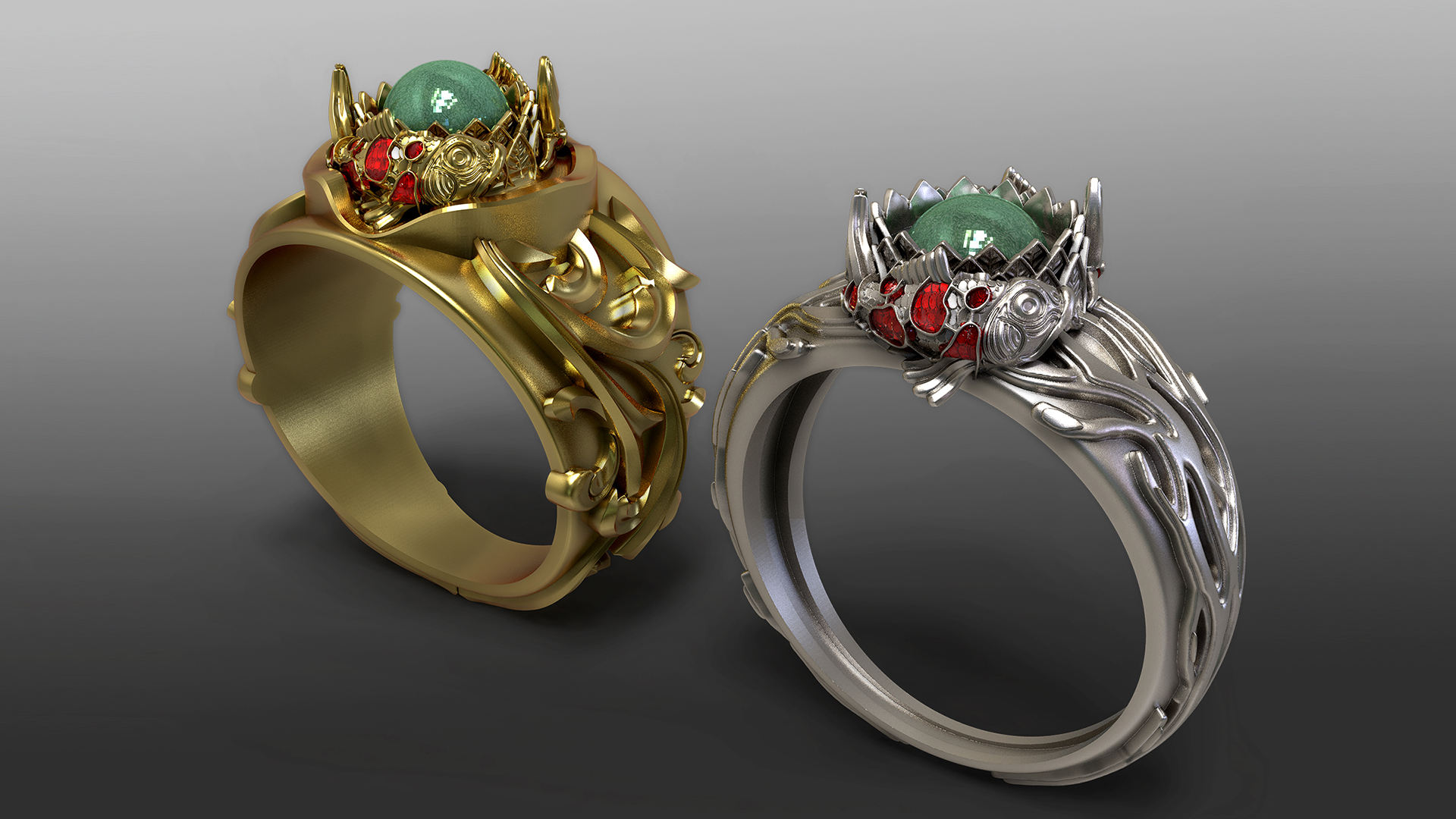 jewelry design by zbrush